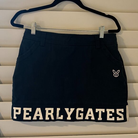 Pearly Gates Blue Golf Skirt - Size 2 - Picture 1 of 3